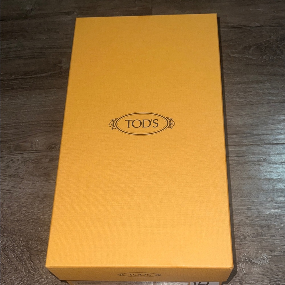 Tod's Vibrant Orange Shoe Box
